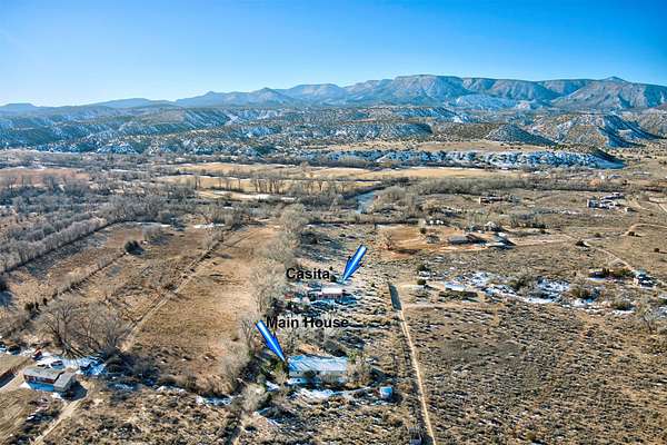10 Acres of Land with Home for Sale in Abiquiu, New Mexico