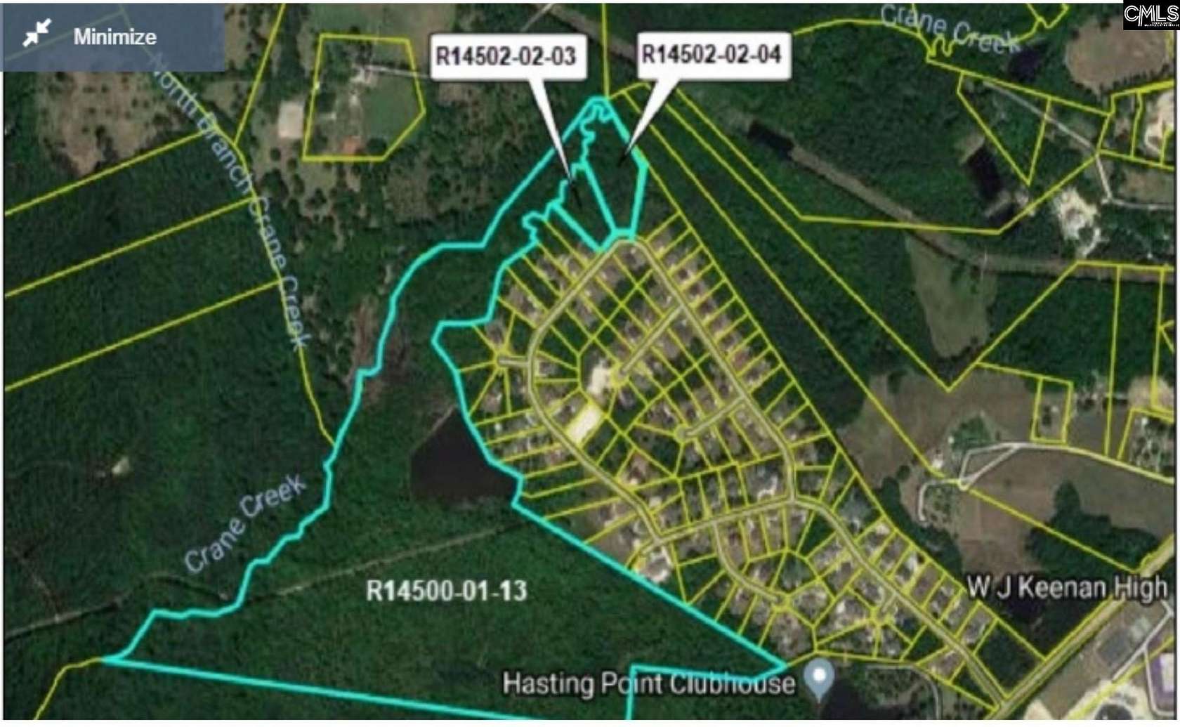 100 Acres of Land for Sale in Columbia, South Carolina