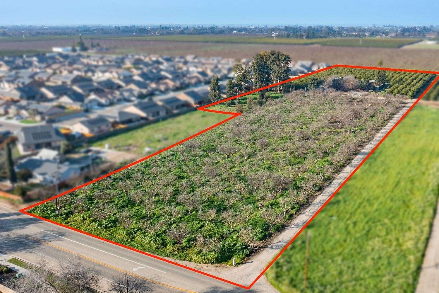 8.84 Acres of Land with Home for Sale in Reedley, California