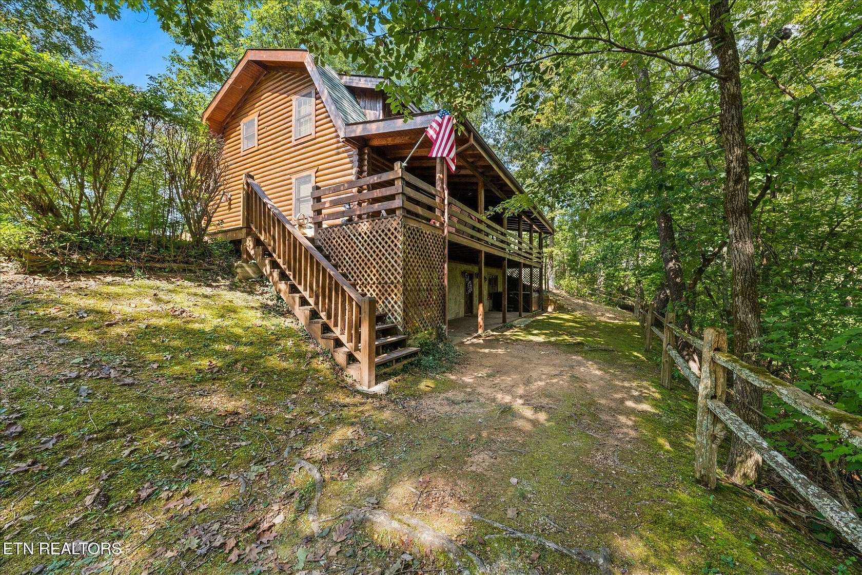 4.5 Acres of Land with Home for Sale in Sevierville, Tennessee