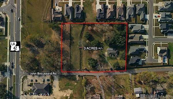3 Acres of Mixed-Use Land for Sale in Prairieville, Louisiana