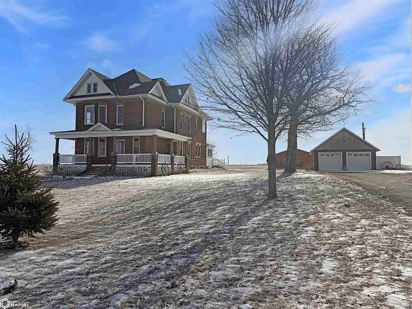 18.1 Acres of Land with Home for Sale in Traer, Iowa