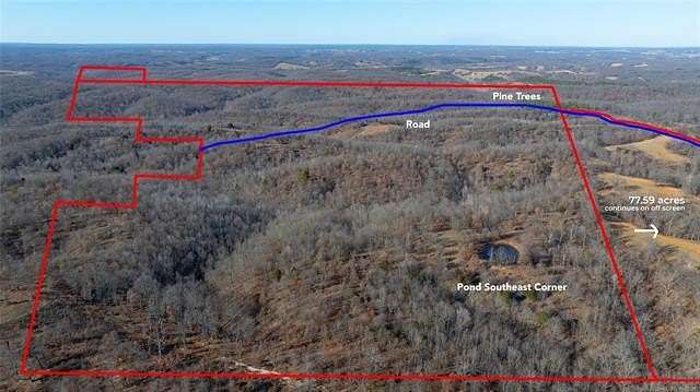 235 Acres of Recreational Land for Sale in Westville, Oklahoma