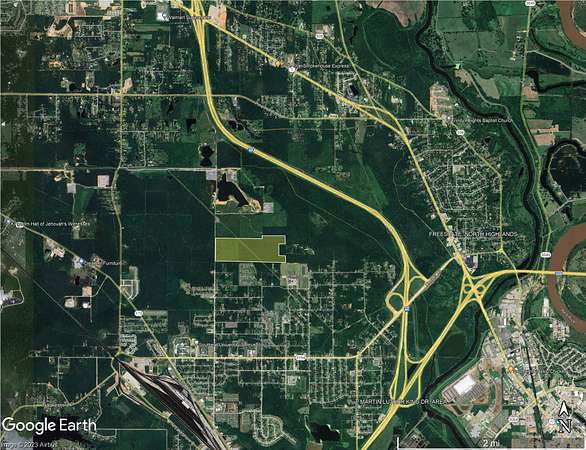 121 Acres of Land for Sale in Shreveport, Louisiana