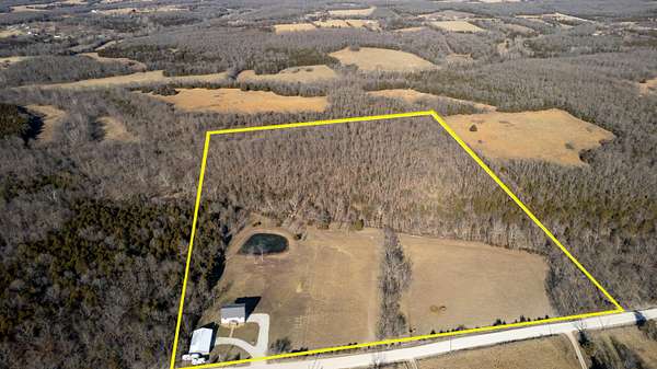 30 Acres of Land with Home for Sale in Fair Grove, Missouri
