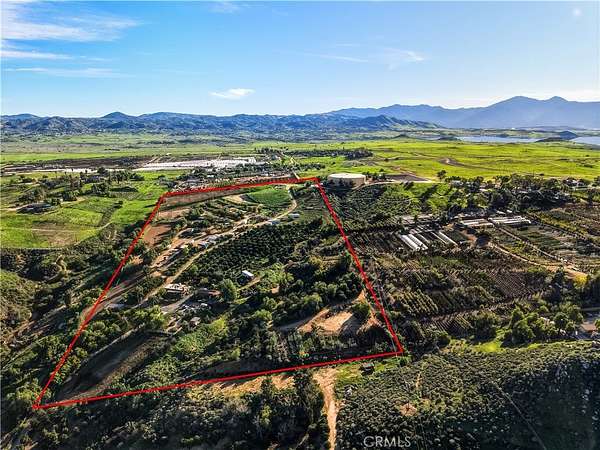 20 Acres of Land with Home for Sale in Riverside, California
