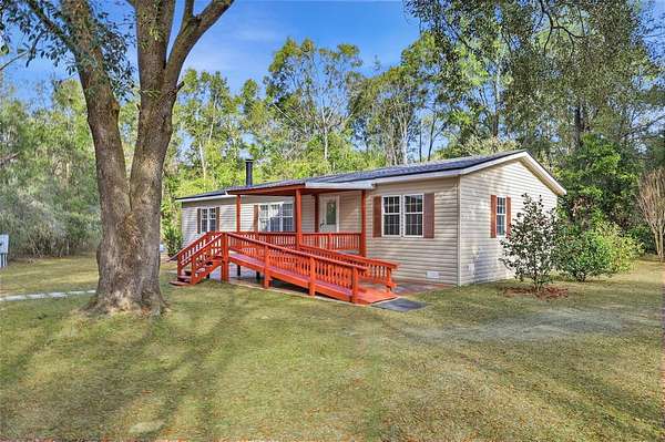 8.18 Acres of Land with Home for Sale in Fort White, Florida