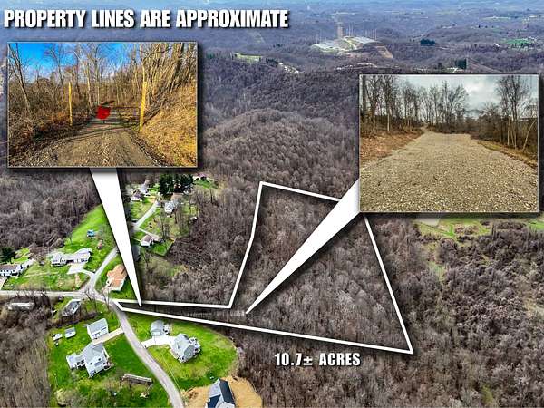 11 Acres of Recreational Land for Sale in Shadyside, Ohio