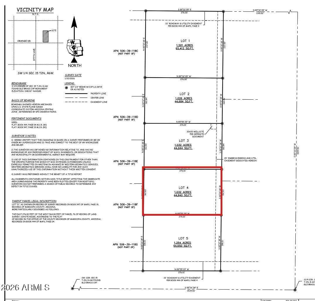 1 Acre of Residential Land for Sale in Tonopah, Arizona