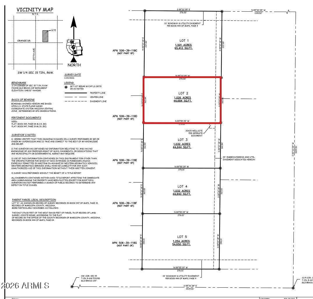 1 Acre of Residential Land for Sale in Tonopah, Arizona