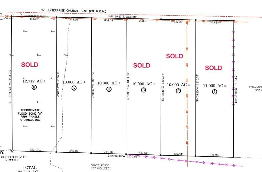 10 Acres of Residential Land for Sale in Ashford, Alabama