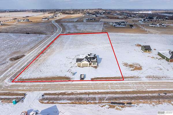 3 Acres of Residential Land with Home for Sale in Yutan, Nebraska
