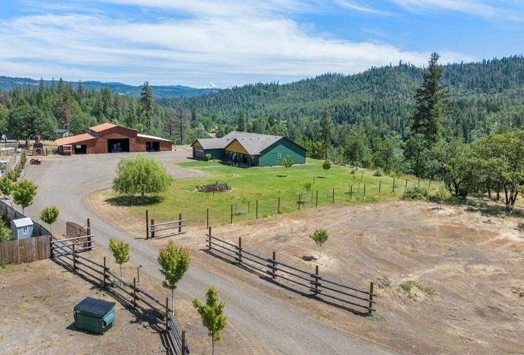 17.2 Acres of Recreational Land with Home for Sale in Trail, Oregon