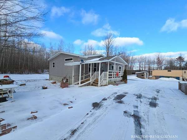 13.3 Acres of Land with Home for Sale in White Cloud, Michigan