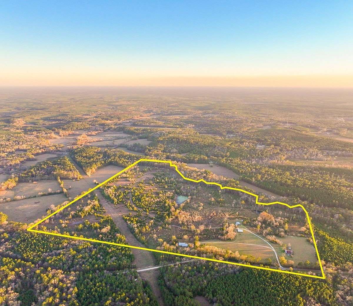 148 Acres of Land with Home for Sale in Livingston, Texas