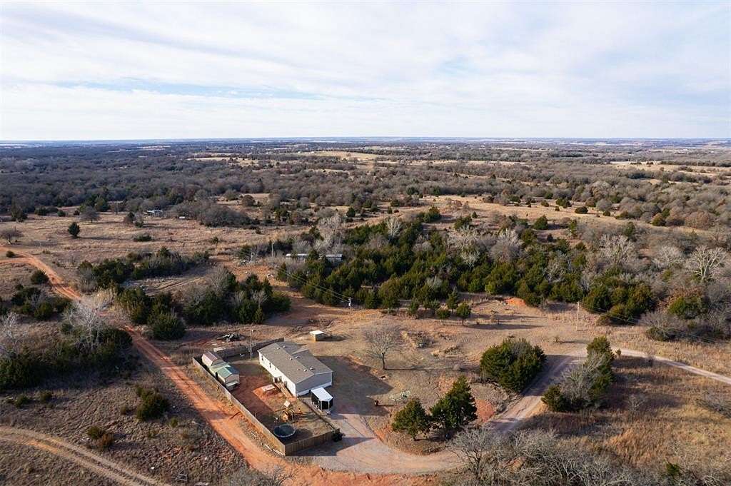 5.9 Acres of Residential Land with Home for Sale in Blanchard, Oklahoma