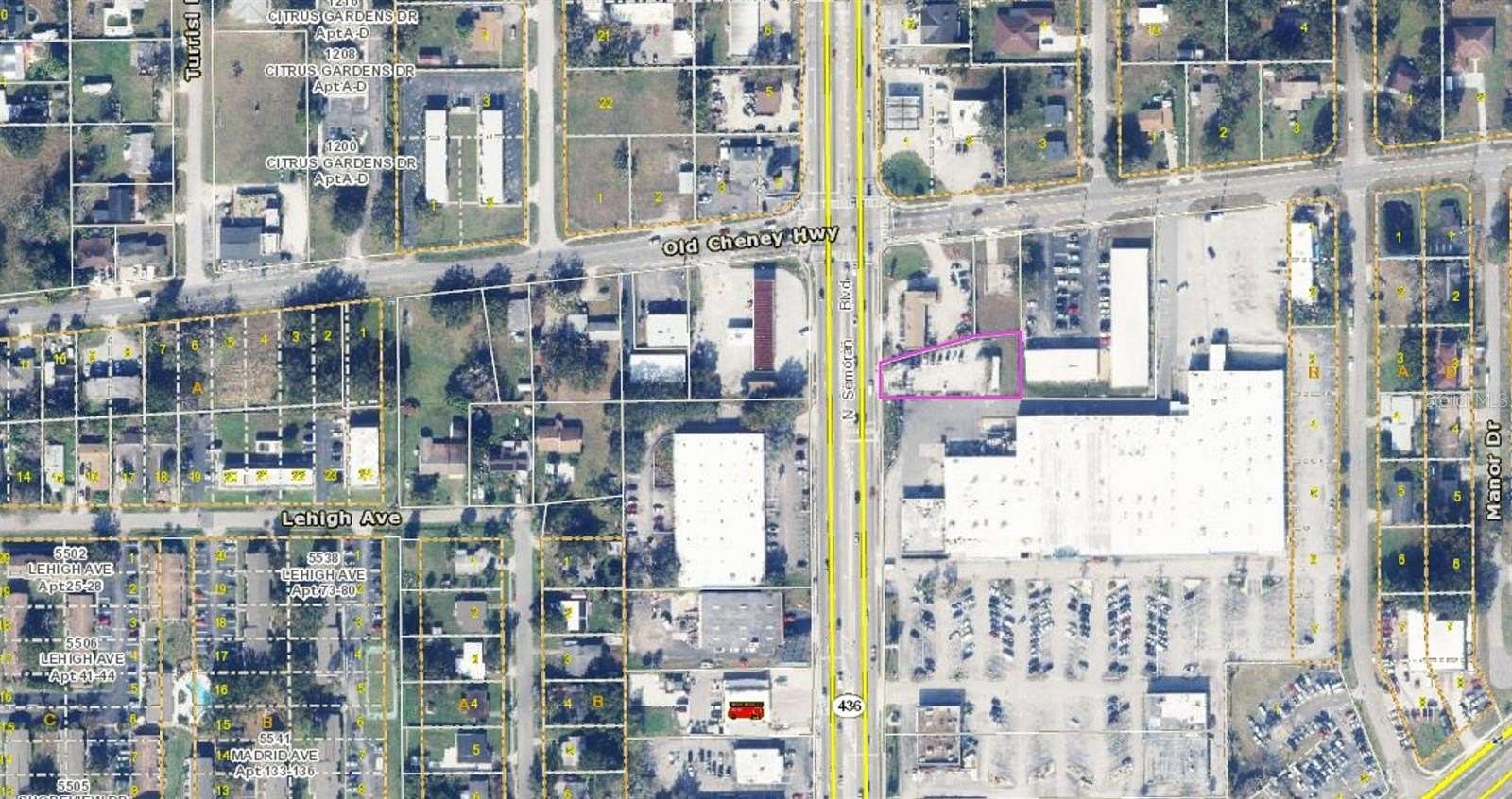0.38 Acres of Commercial Land for Lease in Orlando, Florida