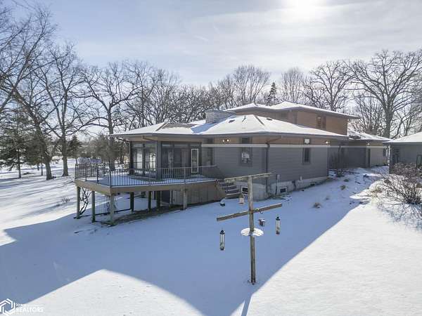 32 Acres of Recreational Land with Home for Sale in Nora Springs, Iowa