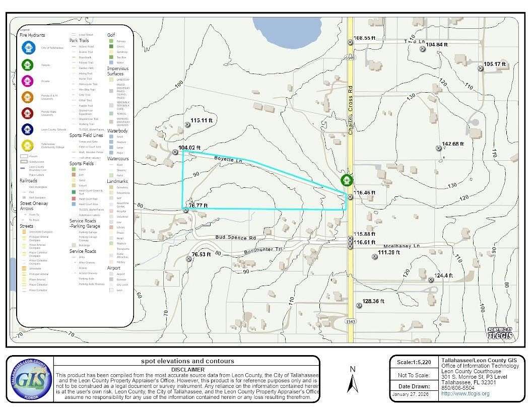 9.2 Acres of Residential Land for Sale in Tallahassee, Florida