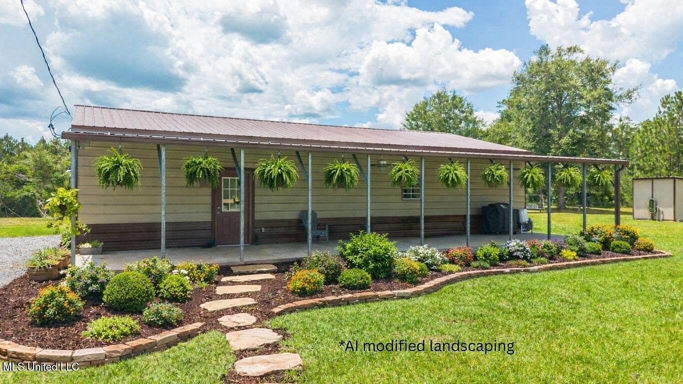 10.1 Acres of Land with Home for Sale in Perkinston, Mississippi