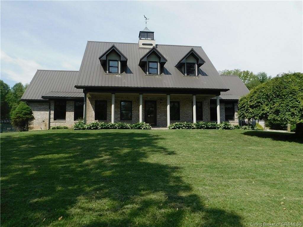 12.6 Acres of Land with Home for Sale in Salem, Indiana