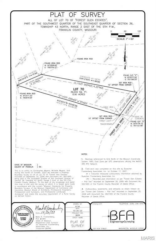 0.89 Acres of Residential Land for Sale in Pacific, Missouri