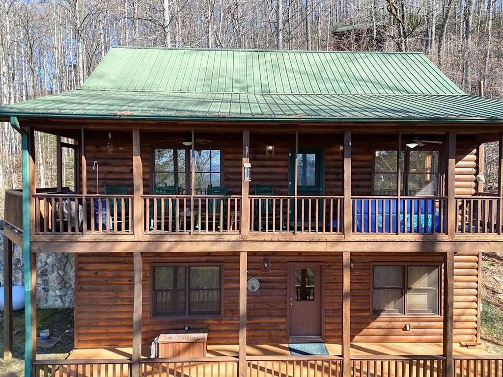 1.6 Acres of Land with Home for Sale in Hiawassee, Georgia