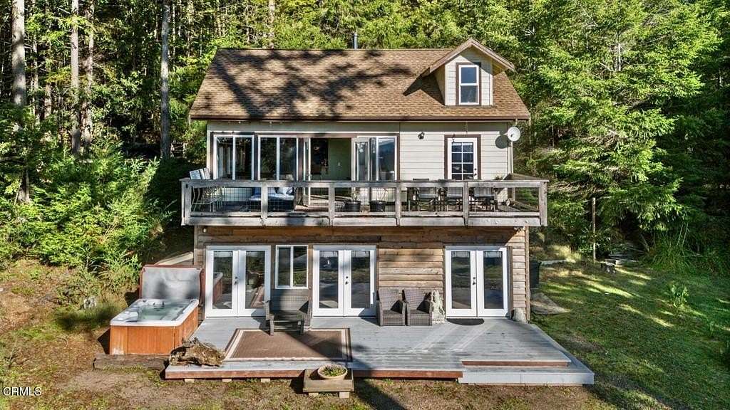 10 Acres of Residential Land with Home for Sale in Little River, California