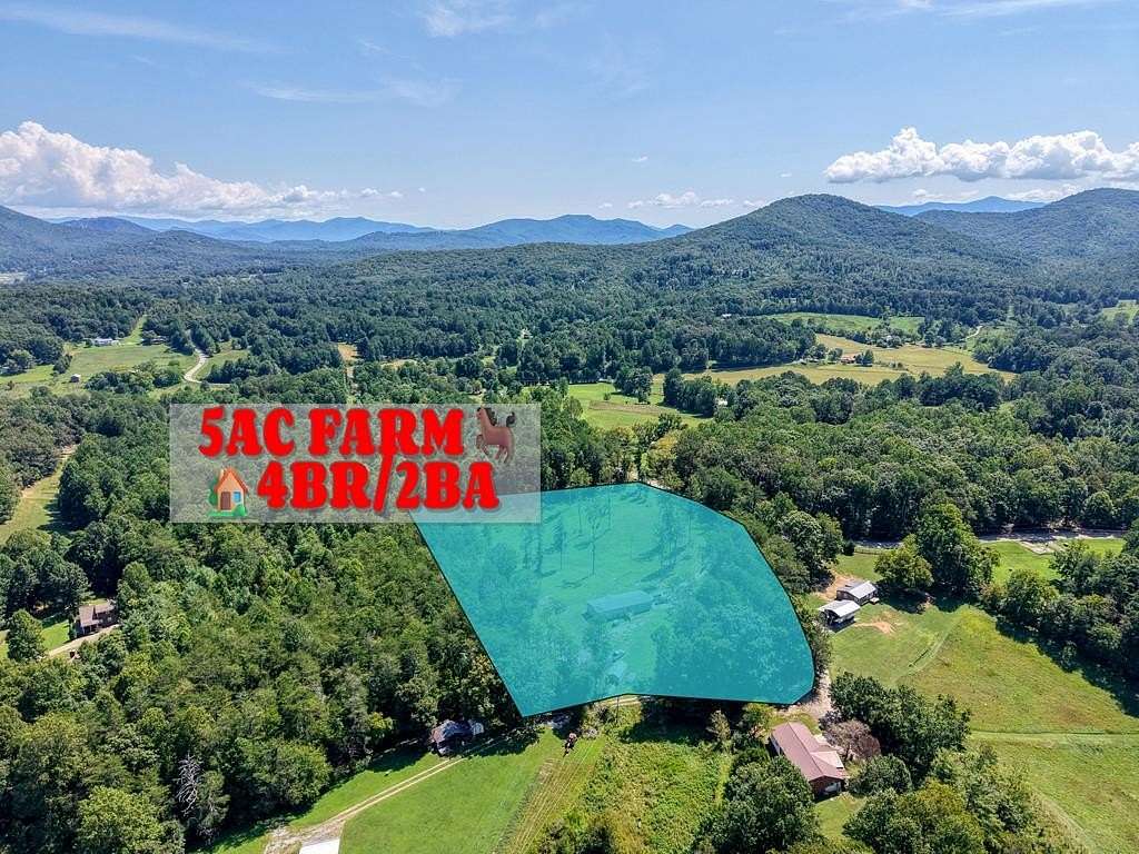 5 Acres of Land with Home for Sale in Young Harris, Georgia