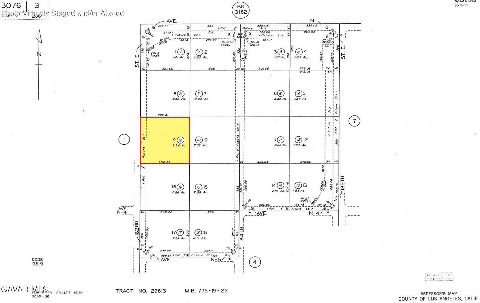2.54 Acres of Land for Sale in Palmdale, California