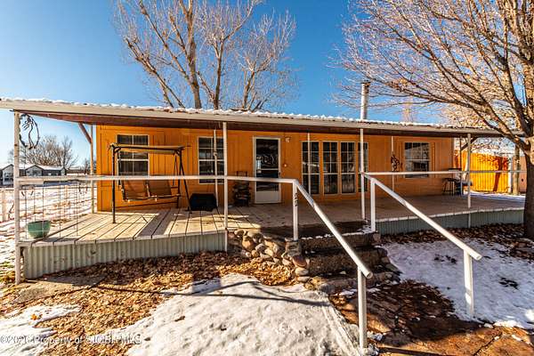 3.45 Acres of Land with Home for Sale in Bloomfield, New Mexico