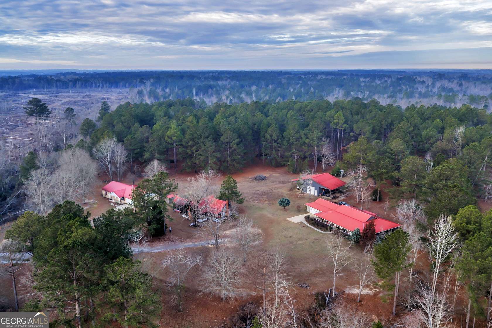 89 Acres of Land with Home for Sale in Adrian, Georgia