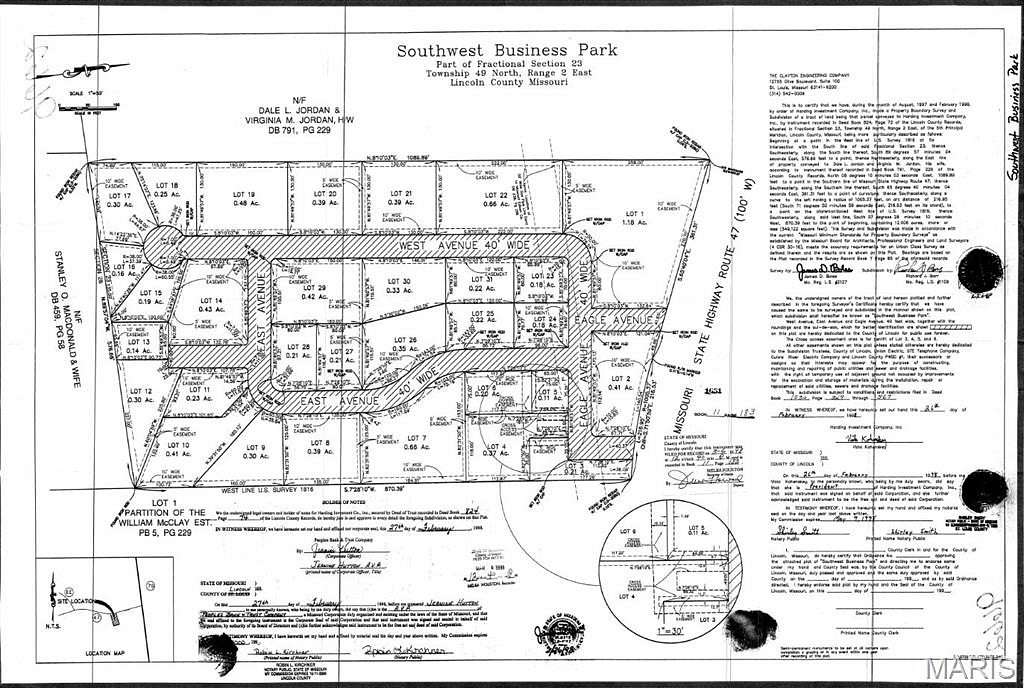 0.39 Acres of Commercial Land for Sale in Winfield, Missouri