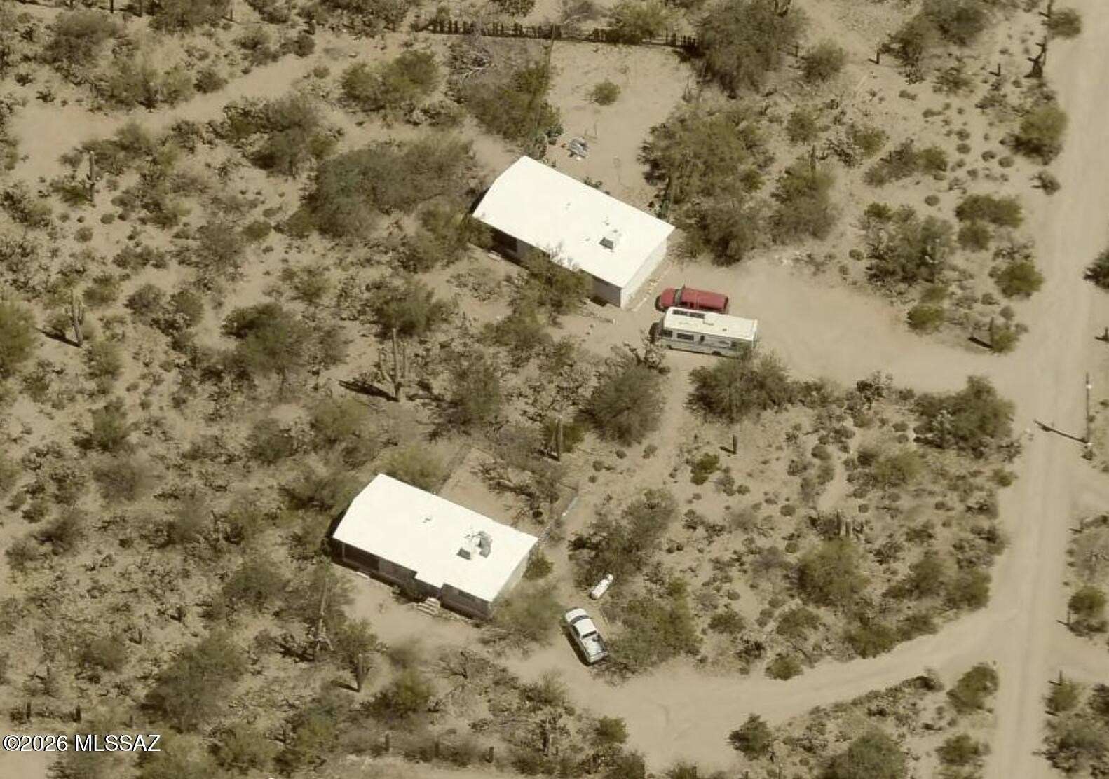 2 Acres of Residential Land with Home for Sale in Tucson, Arizona