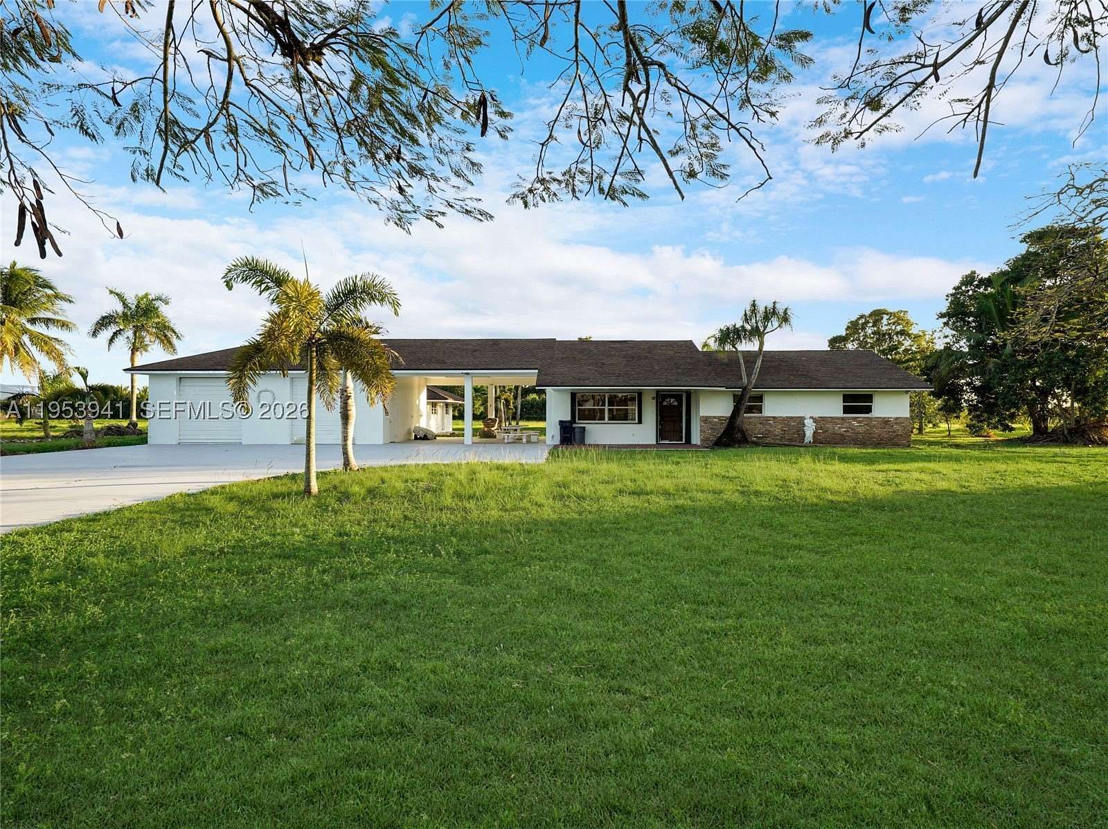 6.53 Acres of Land with Home for Lease in Miami, Florida