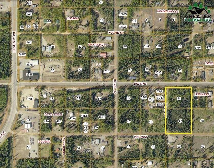 4.49 Acres of Commercial Land for Sale in Fairbanks, Alaska