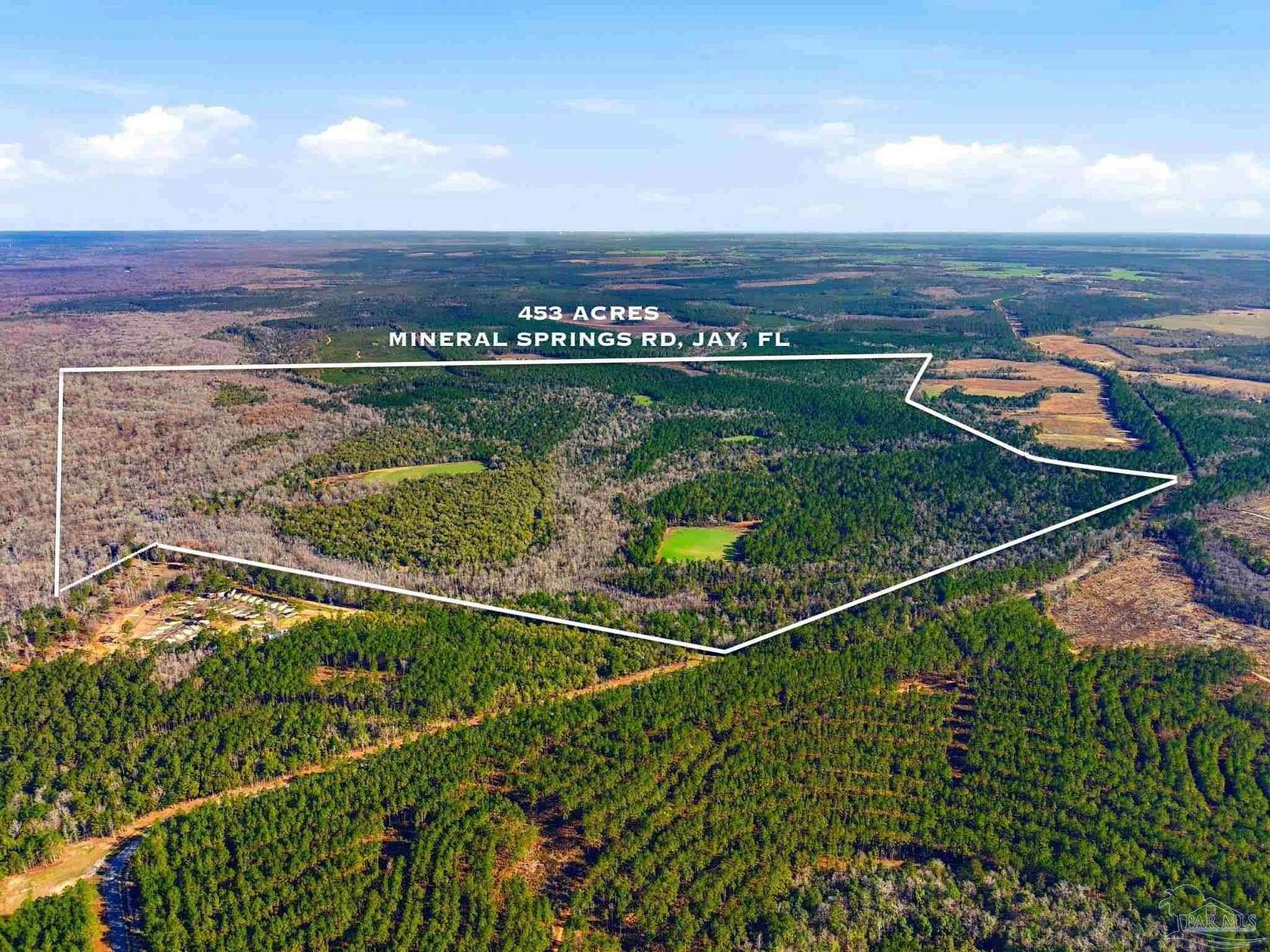 454 Acres of Recreational Land for Sale in Jay, Florida