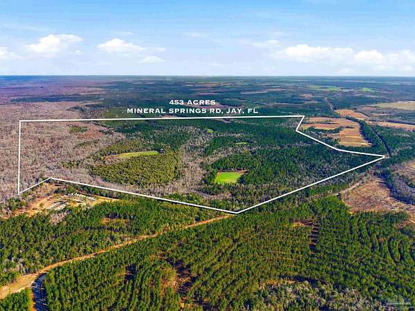 454 Acres of Recreational Land for Sale in Jay, Florida