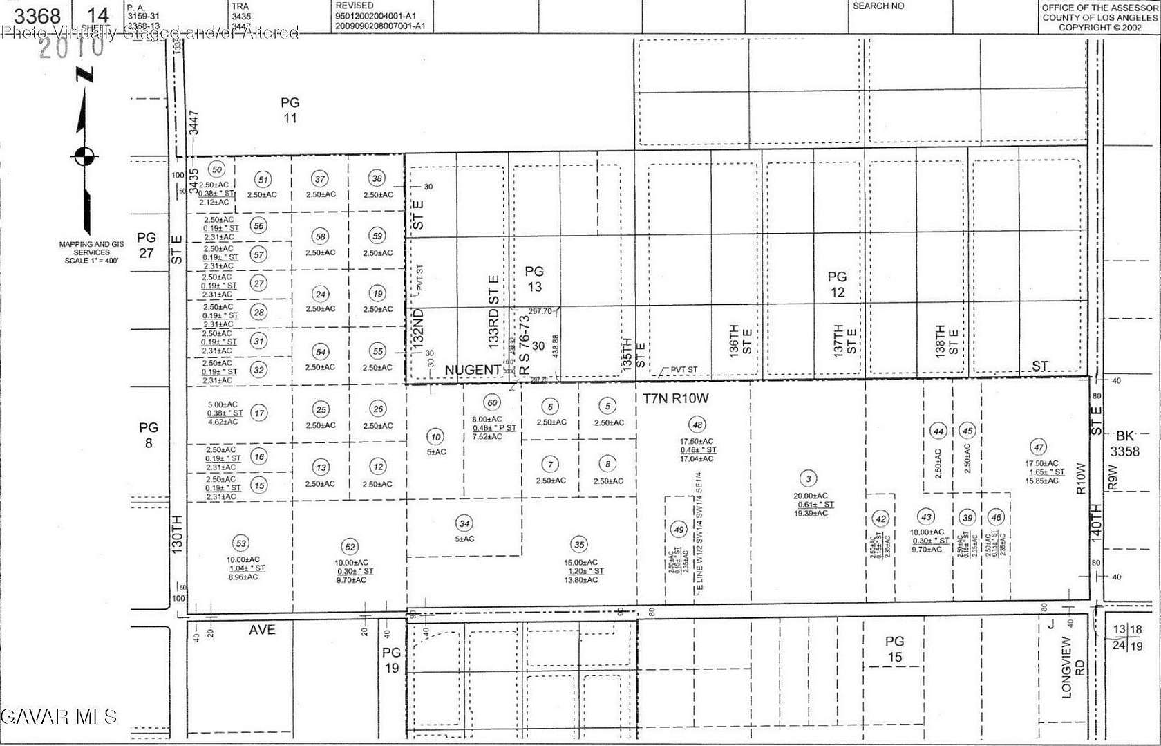 2.54 Acres of Land for Sale in Lancaster, California
