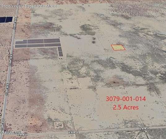 2.54 Acres of Land for Sale in Lancaster, California