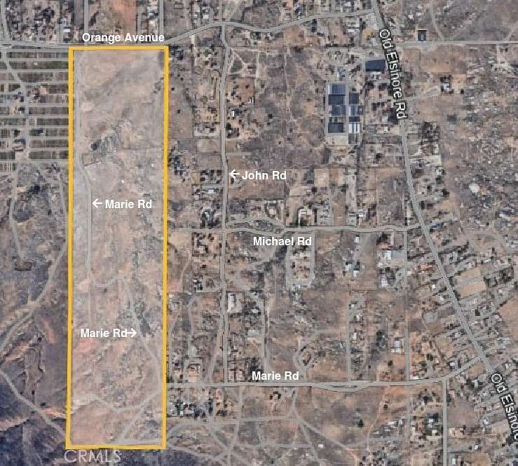 116 Acres of Land for Sale in Perris, California