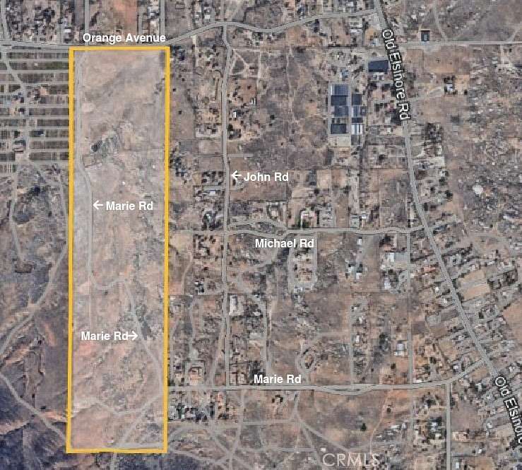 116 Acres of Land for Sale in Perris, California