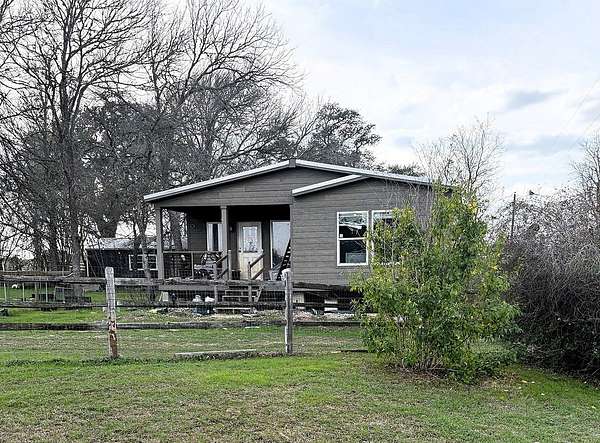 9.64 Acres of Land with Home for Sale in Hallettsville, Texas