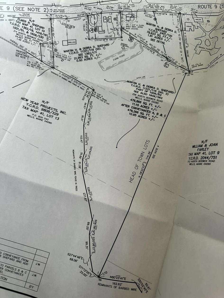 10 Acres of Commercial Land for Sale in Wells, Maine