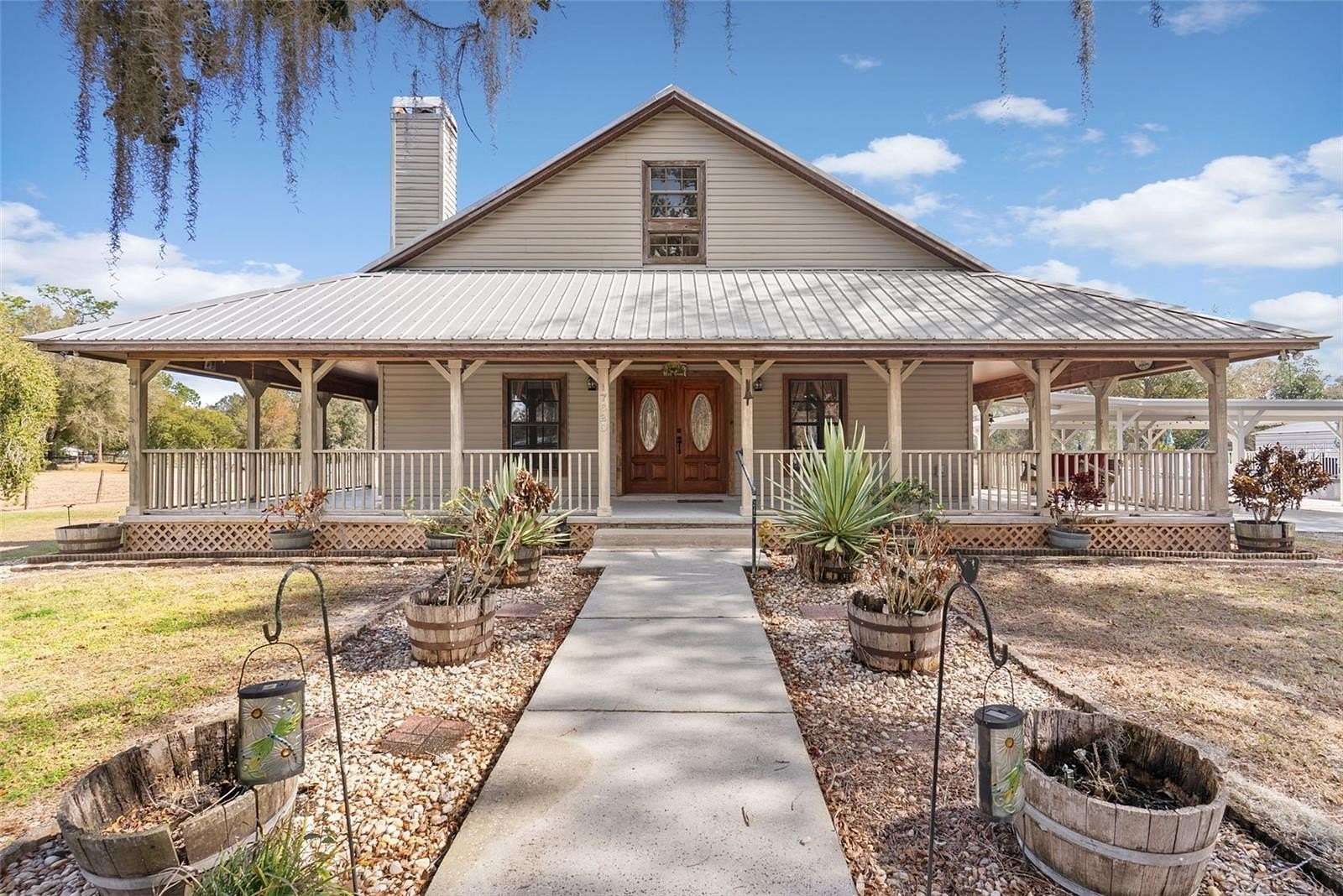 34.2 Acres of Land with Home for Sale in Polk City, Florida