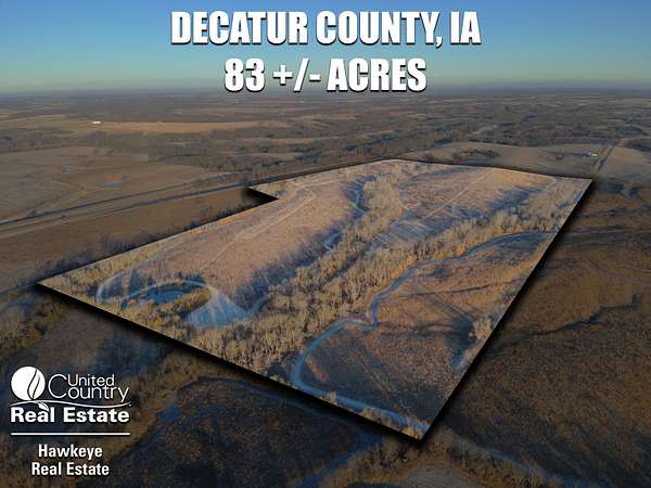 83 Acres of Recreational Land & Farm for Sale in Decatur City, Iowa