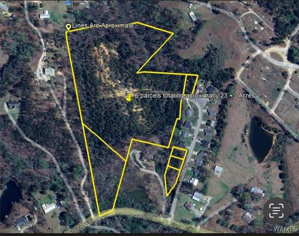 23 Acres of Recreational & Residential Land for Sale in West Blocton, Alabama