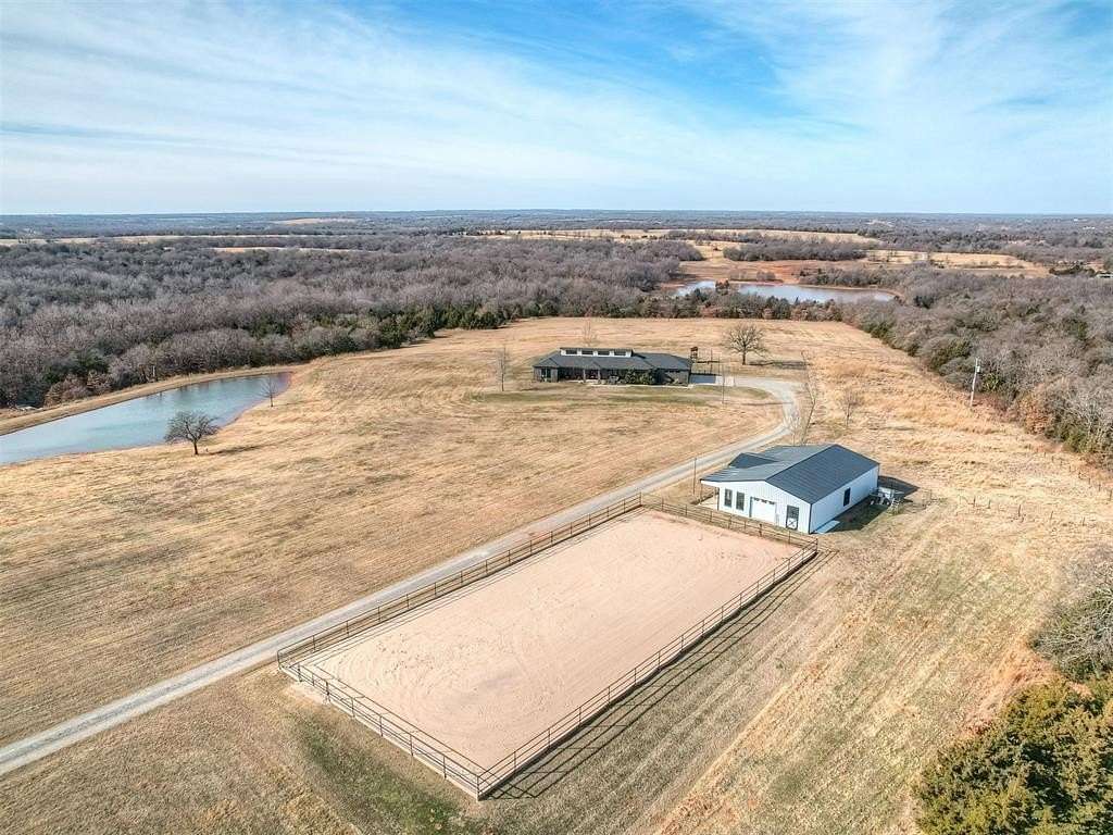 40 Acres of Land with Home for Sale in Luther, Oklahoma