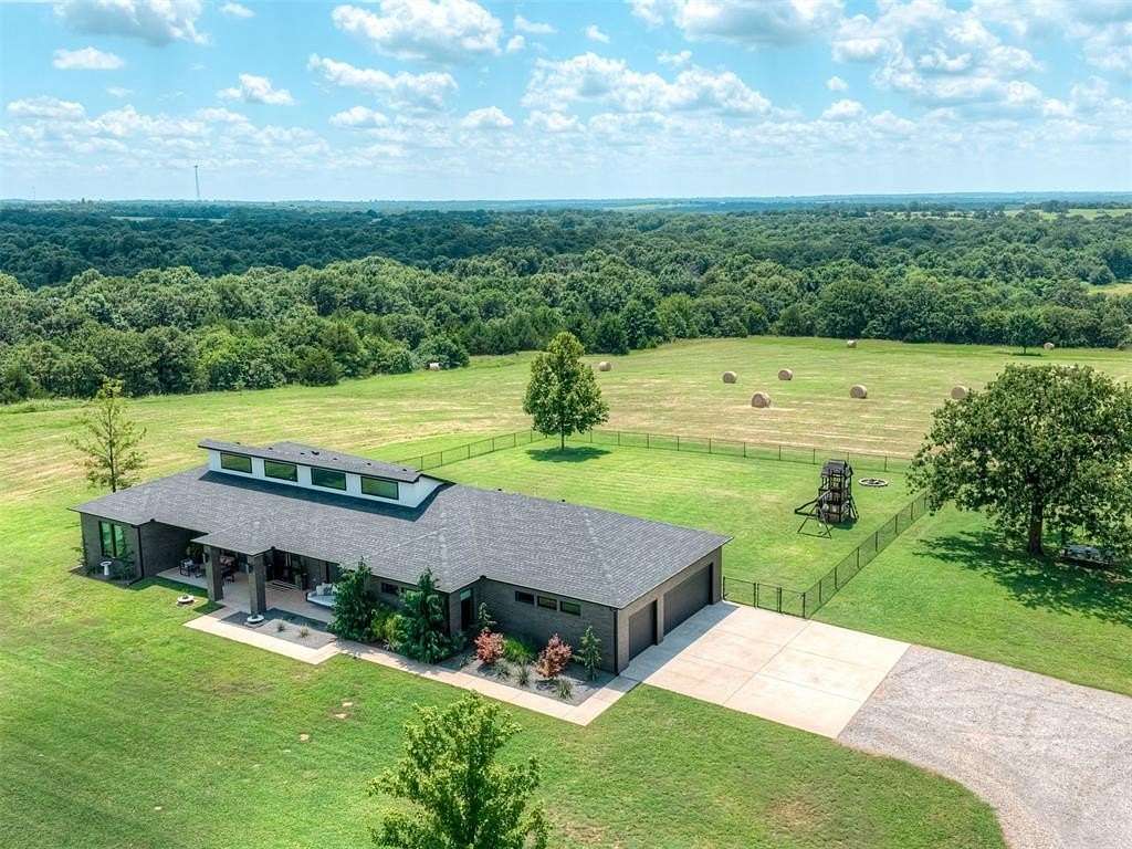 40 Acres of Land with Home for Sale in Luther, Oklahoma