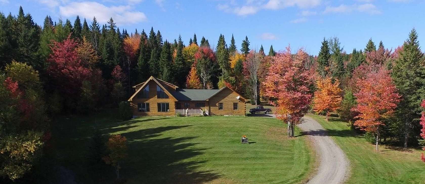5 Acres of Land with Home for Sale in Pittsburg, New Hampshire